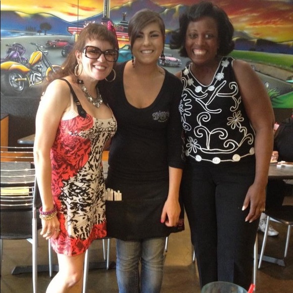 FOX Mini Dress with Leather Straps Small - Picture 2 of 8